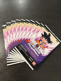 Promotion Pack Vol. 4 | SEALED | Dragon Ball Fusion World | 3 Cards Per Pack X10 - Image 1