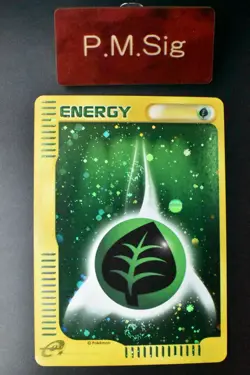 Grass Energy McDonald's Promo 2002 e series Holo Japanese Pokemon Card - Image 1