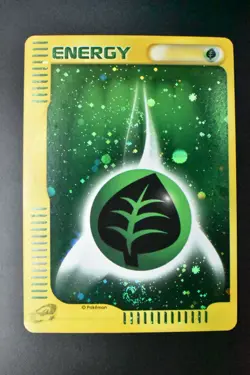 Grass Energy McDonald's Promo 2002 e series Holo Japanese Pokemon Card - Image 2