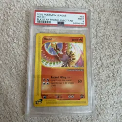 CGC 9 MINT Ho-Oh # 52 WOTC Black Star PROMO "Center NY" Pokemon Card - Image 1