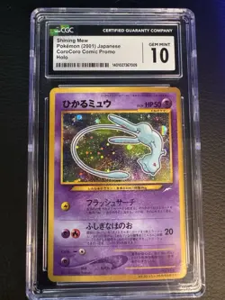 CGC 10 GEM MINT Shining Mew 2001 Corocoro Promo Holo Japanese Pokemon Card - Image 2