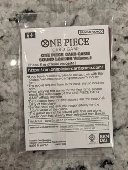 Monkey D Luffy OP05-060 Leader Sound Loader Promo One Piece Card English SEALED - Image 2