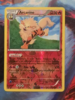 Arcanine 12/99 Next Destinies Reverse Holo Rare Pokemon Card - Image 1