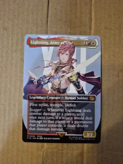 Lightning, Army of One (0400) (Borderless) Final Fantasy Regular - Image 1