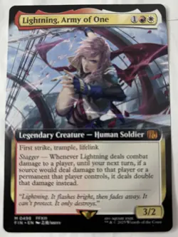 Lightning, Army of One (Extended Art) Final Fantasy Regular - Image 1