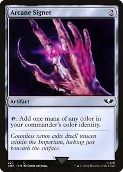 1 Arcane Signet, Warhammer 40,000 227 NM Near Mint Magic the Gathering MTG - Image 1