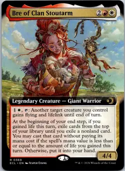Bre of Clan Stoutarm (Extended Art) R Lorwyn Eclipsed 369 NM MTG - Image 1