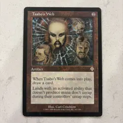 Magic The Gathering MTG Tsabo's Web Invasion MTG Rare MP - Image 1