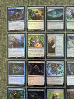 Bloomburrow 0041-0081 Foil Complete Set BLUE Kitsa Mockingbird Pack Fresh NM - Image 2