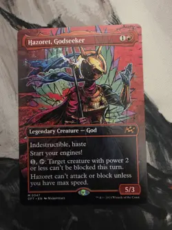 Hazoret, Godseeker (Borderless) [Aetherdrift] Near Mint - Image 1
