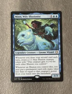 MTG ** Minn, Wily Illusionist ** Commander: Adventures in the Forgotten Realms - Image 1