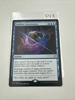 1x Sudden Substitution NM-Mint, English Commander 2019 MTG Magic - Image 1
