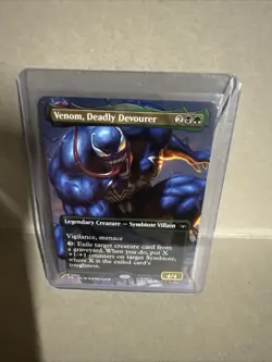 MTG - Venom, Deadly Devourer (Borderless) Spider-Man: Eternal-Legal Regular - Image 1