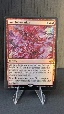Soul Immolation - Lorwyn Eclipsed ECL - MTG M 0156 Foil Mythic - Image 1