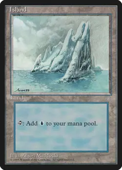Island (334) - Ice Age (ICE) - MTG NM/SP - Image 1