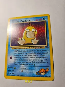 Pokemon TCG | Misty's Psyduck - 90/132 Non-Holo |Gym Challenge Set 2000| Vintage - Image 3