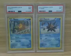 Pokemon Classic Collection Holo Sraryu & Starmie PSA 9 CARD LOT - Image 1