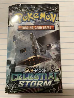 Pokemon Sun & Moon Celestial Storm Booster Pack - Image 1