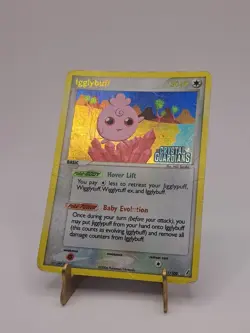 Igglybuff 21/100 Rare Ex Crystal Guardians Holo Stamped Pokemon HEAVY PLAY HP - Image 1