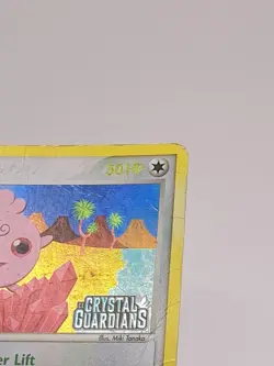 Igglybuff 21/100 Rare Ex Crystal Guardians Holo Stamped Pokemon HEAVY PLAY HP - Image 3