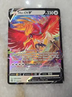 Ho-Oh V Ultra Rare SWSH12: Silver Tempest 140/195 NM Pokemon TCG - Image 1