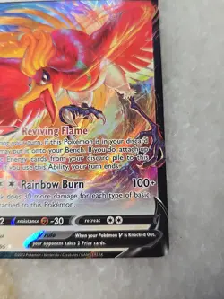 Ho-Oh V Ultra Rare SWSH12: Silver Tempest 140/195 NM Pokemon TCG - Image 4