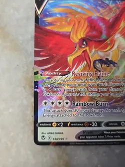 Ho-Oh V Ultra Rare SWSH12: Silver Tempest 140/195 NM Pokemon TCG - Image 5