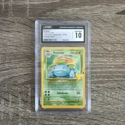 Pokemon Venusaur CGC 10 15/102 Celebrations Classic Collection Holo English - Image 1