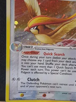 Pidgeot 10/112 Holo Rare - EX FireRed LeafGreen - Pokemon TCG - MP - Image 3