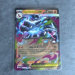 Mega Charizard X EX 013/094 Me02: Phantasmal Flames Holo Double Rare Pokemon TCG - Image 1