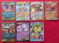Pokemon Card Phantasmal Flames Hits Ex Illustration Rare Full Art Gengar Rotom - Image 1