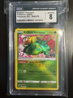 Radiant Venusaur 004/078 Pokemon GO Holo - Image 1