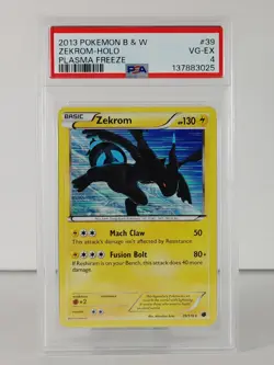 Zekrom - Holo - BW Plasma Freeze - POKEMON - 39/116 - 2013 - PSA 4 - Image 1