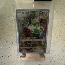 Pokemon Sprigatito 196/193 SV02 Paldea Evolved Illustration Rare Full Art Holo - Image 1