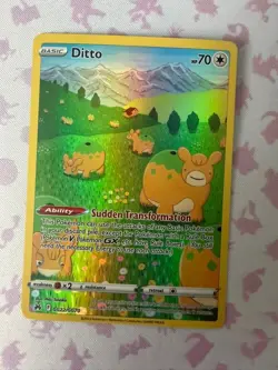 Ditto GG22/GG70 Holo Crown Zenith Galarian Gallery Pokemon NM - Image 1