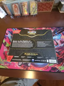 Pokemon TCG Scarlet & Violet Paldean Fates Quaquaval EX Premium Collection Box - Image 2