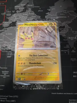 Pikachu At The Museum Pokemon Card Jumbo Promo - Image 1