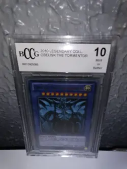 YuGiOh! 2010 Legendary Collection "Obelisk the Tormentor" BCCG 10 MINT - Image 1