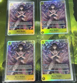 Nico Robin EB03-055 X4 Playset - One Piece Heroines Edition- In Hand Ships Now! - Image 1