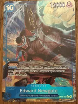 Edward Newgate (Alt Art) OP13-042 SR Carrying on His Will - ONE PIECE ENGLISH - Image 3