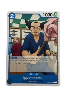 New: One Piece CCG Ipponmatsu OP04-042 Kingdoms of Intrigue Regular Common - Image 1