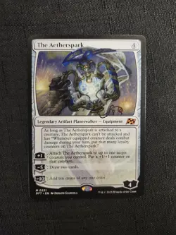 The Aetherspark- Aetherdrift- Regular NM MTG- Magic The Gathering - Image 1