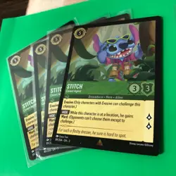 Foil Stitch - Covert Agent - Into the Inklands 4x x4 Disney Lorcana Playset - Image 1
