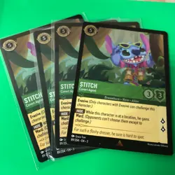 Foil Stitch - Covert Agent - Into the Inklands 4x x4 Disney Lorcana Playset - Image 2