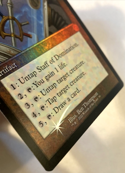 MTG Staff of Domination FOIL Brothers' War Retro Frame Artifacts 56 NM - Image 2