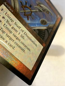 MTG Staff of Domination FOIL Brothers' War Retro Frame Artifacts 56 NM - Image 3