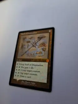 MTG - Staff of Domination (Schematic) The Brothers' War: Retro Frame (Foil) - Image 5
