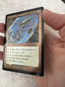 MTG Card Staff of Domination The Brothers' War: Retro Frame Artifacts Foil 56 - Image 3