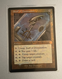 MTG Staff of Domination (Foil) - The Brothers' War Retro Frame Artifacts - #56 - Image 1
