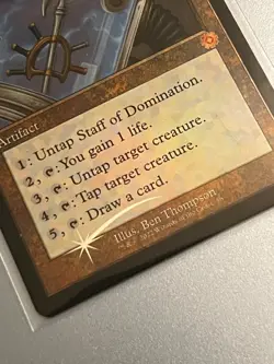 MTG Staff of Domination (Foil) - The Brothers' War Retro Frame Artifacts - #56 - Image 3